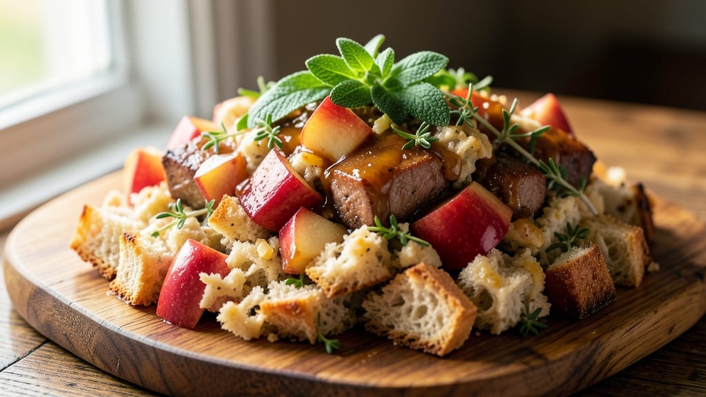 Pork Sage Apple Stuffing Recipe: Herbed Crunch and Sweet Apple Harmony