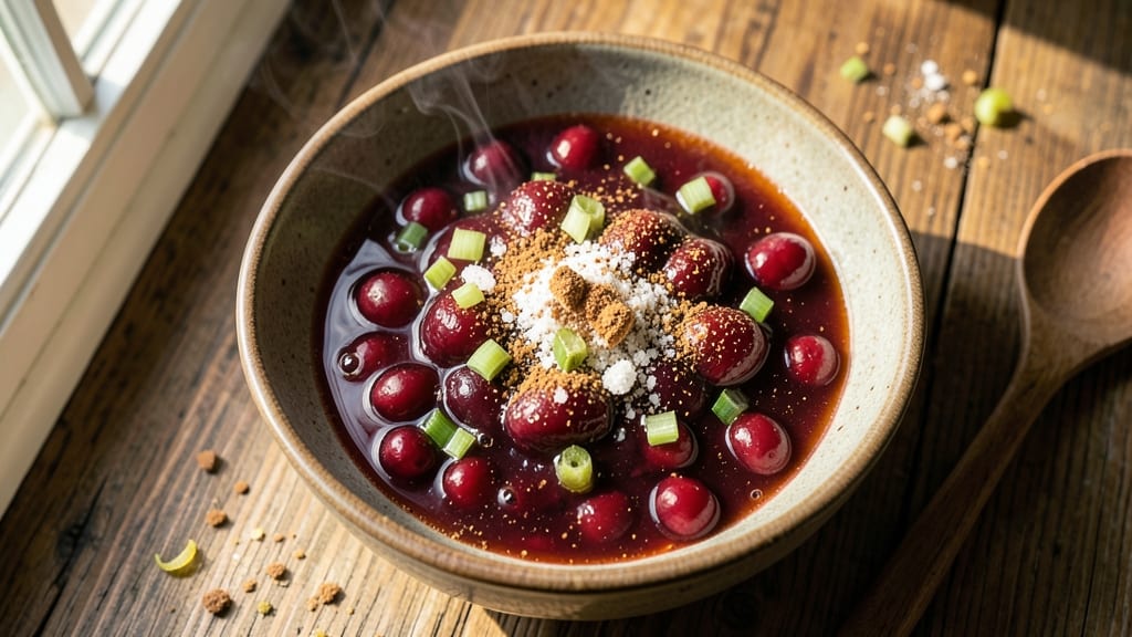 Old Fashioned Cranberry Sauce Recipe With Apple Juice: Spiced Simmer for Silky Smoothness and Celery Crunch