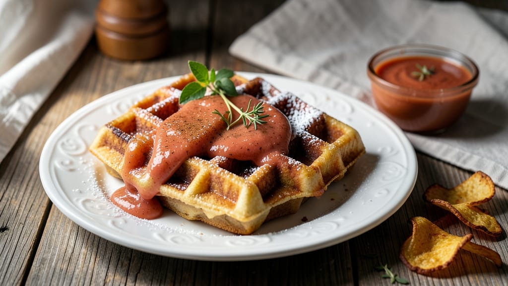 Apple Sauce Waffles Recipe: Fluffy Griddle Stacks With Spiced Fruit Swirls