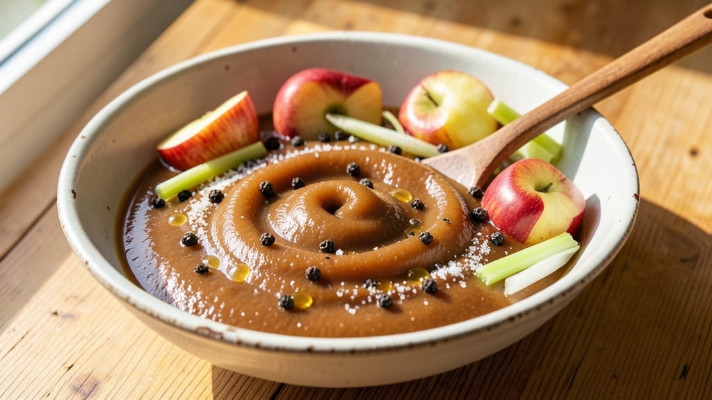 Gravenstein Apple Sauce Recipe: Tart-Sweet Balance With Celery Pepper Zing