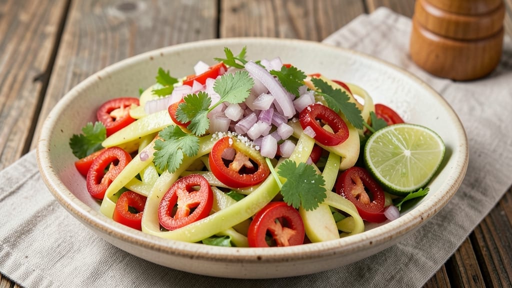 Spicy Apple Salsa Recipe: Celery Pepper Heat Meets Sweet Tart Crunch