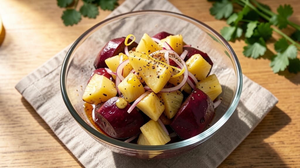 Beetroot and Pineapple Salad Recipe: Vibrant Sweet-Tart Crunch in 15 Minutes