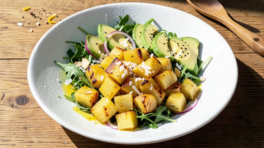 Hot Pineapple Salad Recipe: Tropical Crunch with Caramelized Sweetness