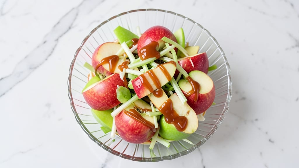 Weight Watchers Caramel Apple Salad Recipe: Crunchy Celery and Sweet Apple Balance