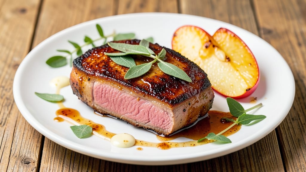 Apple Sage Pork Chops Recipe: Herb-Infused Pan Sauce That Sticks to Every Bite