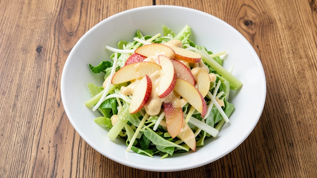 Sweet Apple Coleslaw Recipe: Crunchy Celery and Caramelized Apple Bites