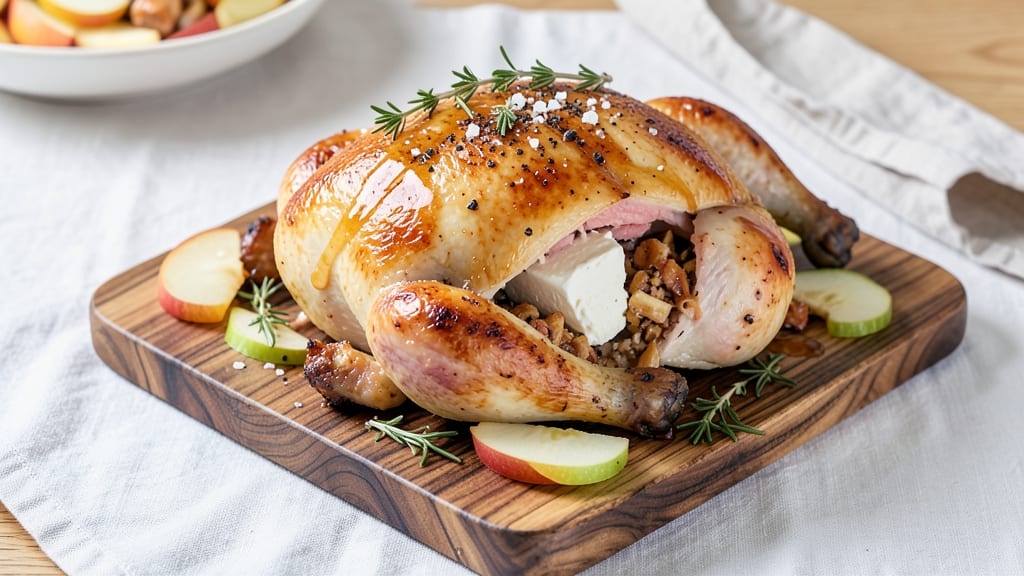 Creme Brie and Apple Stuffed Chicken Recipe: Buttery Fruit Filling That Melts Into Juicy Meat