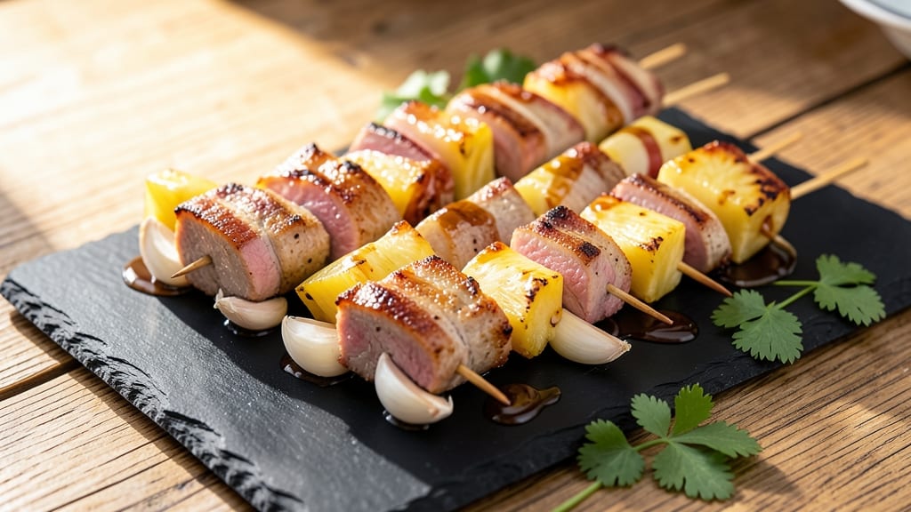 Pork Pineapple Kabobs Recipe: Grilled Sweetness and Juicy Pork Bites