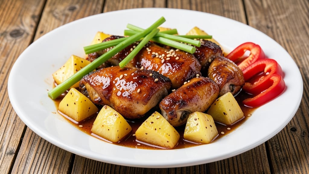 Hawaiian Chicken Pineapple Crock Pot Recipe: Slow-Cooked Tropical Tender With Celery Crunch