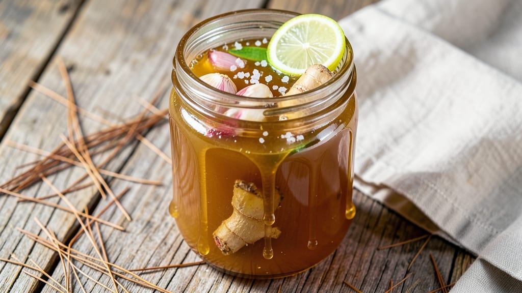 Apple Cider Vinegar Garlic Ginger Lemon Honey Recipe: Zesty Fire-Cider Elixir for Health and Flavor