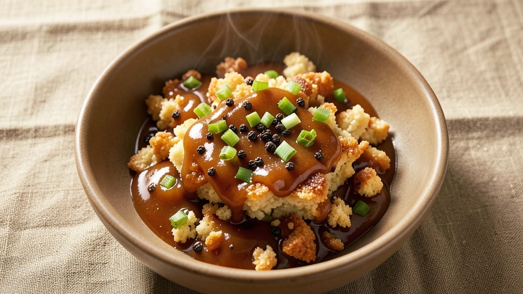 Apple Crumble Sauce Recipe: Celery-Pepper Crunch Meets Caramelized Apple Depth