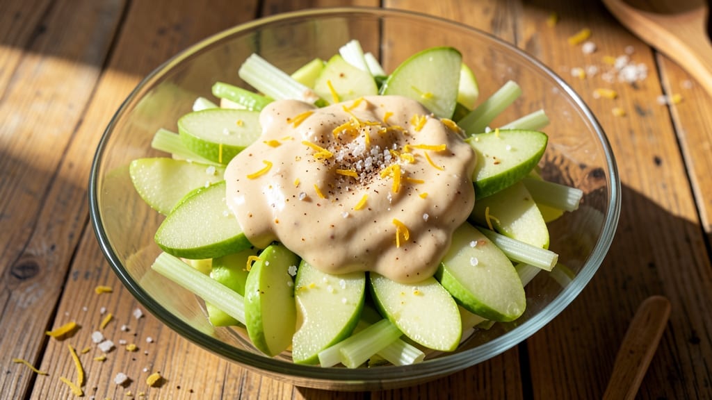 Traditional Apple Salad Recipe: Crisp Celery and Sweet Apple Refreshment