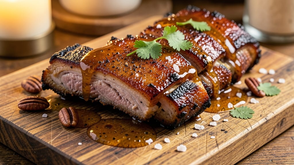 BBQ Ribs Recipe With Apple Juice: Slow-Smoked Sweetness and Celery Crunch Balance