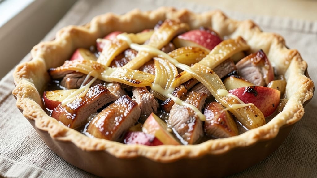 Pork And Apple Pie Filling Recipe: Warm Spiced Crust Hugs Tart-Sweet Filling