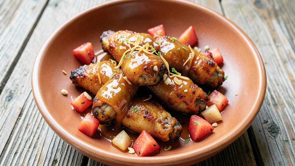 Chicken Wings Cooked in Pineapple Juice Recipe: Tropical Glaze That Caramelizes Skin