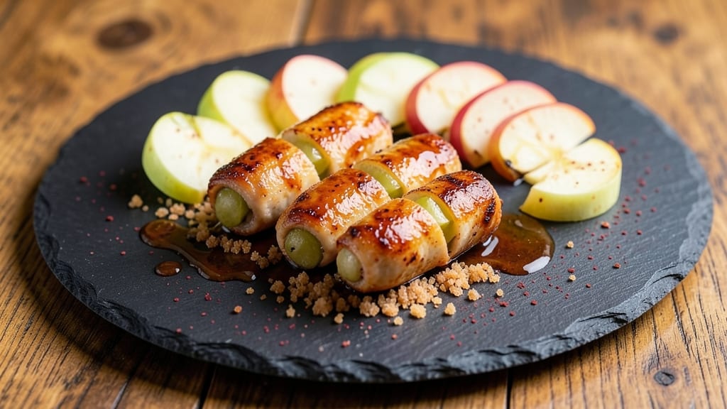 Top Chews Chicken & Apple Recipe Sausage Bites: Crispy-Crusted Bites With Sweet-Tart Apple Zing