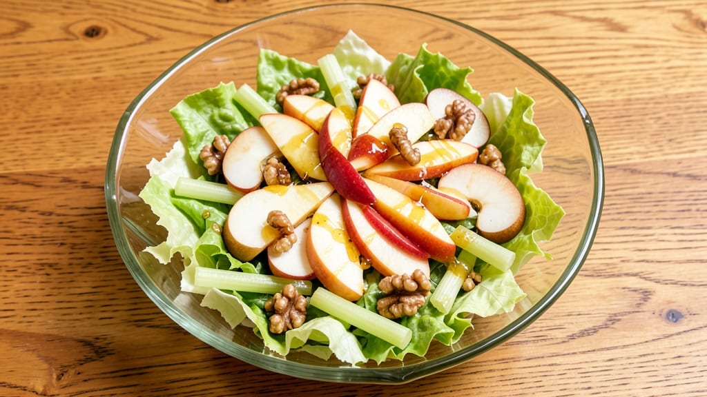 Apple Pear Lettuce Salad Recipe: Crunchy Celery Twist for Refreshing Bites