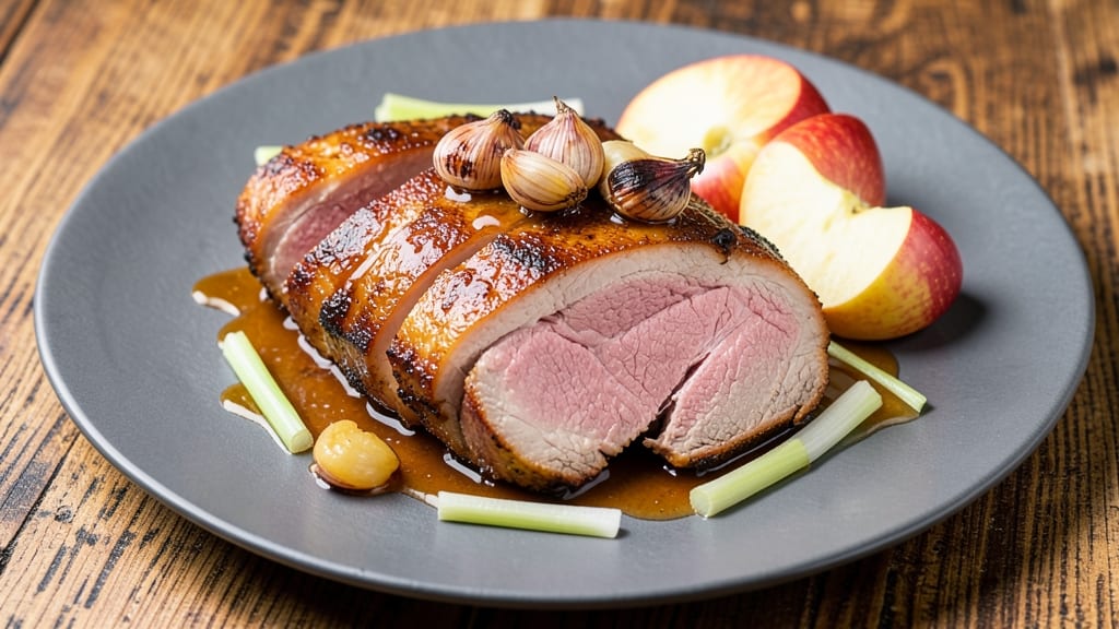 Healthy Pork and Apples Recipe: Apple-Cider Braised Pork With Celery's Fresh Bite