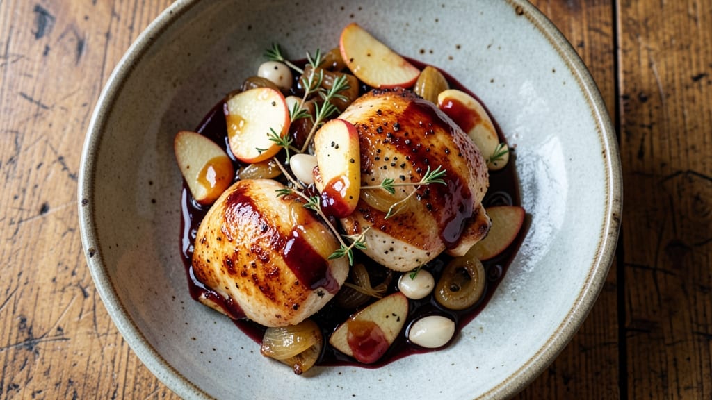 Apple Balsamic Chicken Recipe: Sweet-Tart Gloss That Caramelizes Every Bite