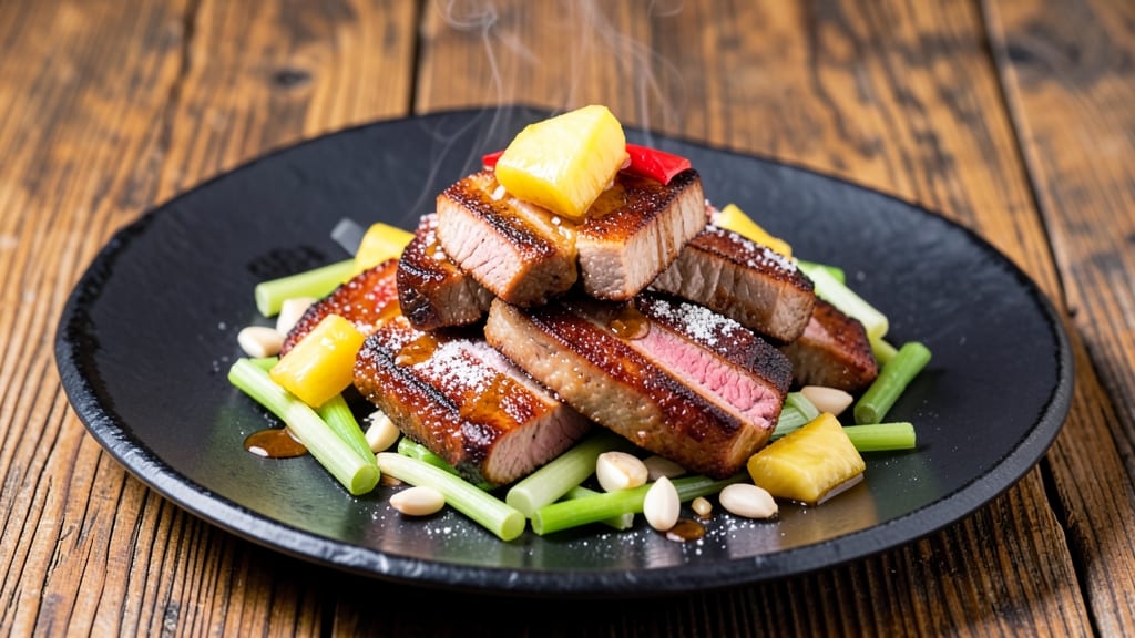 Pork and Pineapple Chinese Recipe: Sweet-Savory Stir-Fry With Crunchy Celery Bites