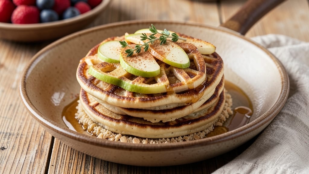 Diabetic Apple Pancakes Recipe: Fluffy Stacks With Low-Sugar Sweetness