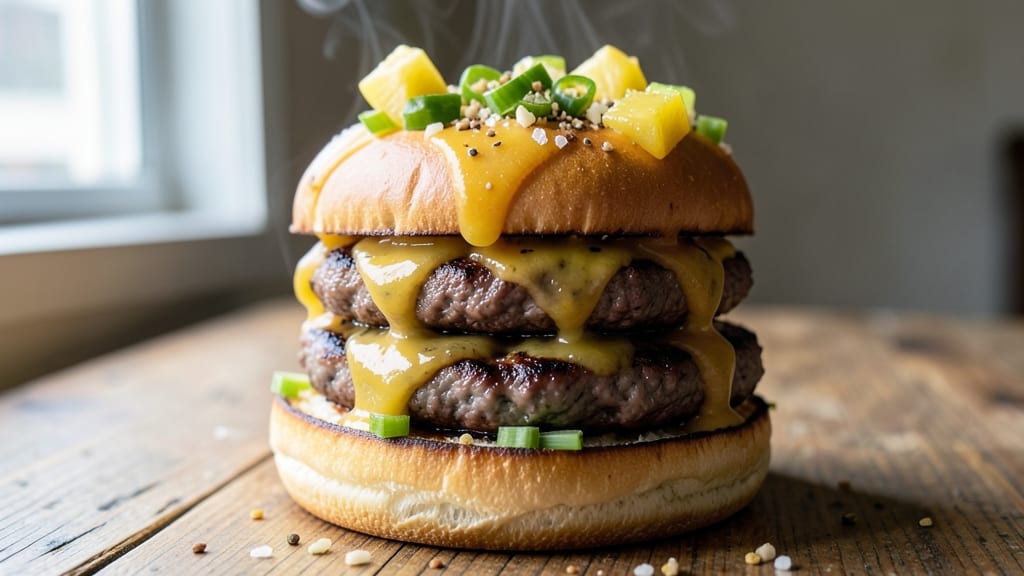 Colombian Burger Pineapple Sauce Recipe: Tropical Tang With Celery-Pepper Zing