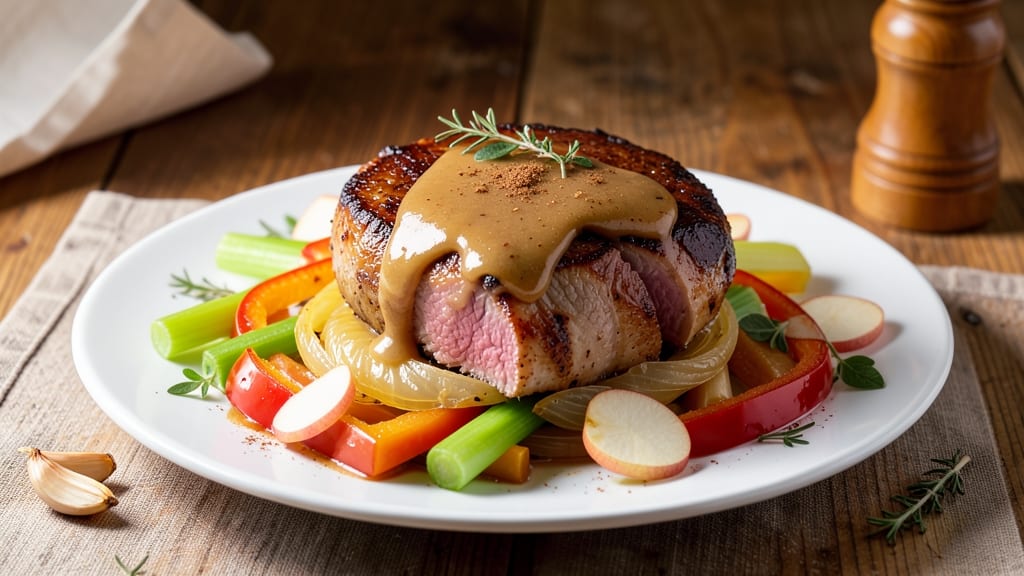 Apple Gravy for Pork Recipe: Celery-Pepper Pan Sauce That Sticks