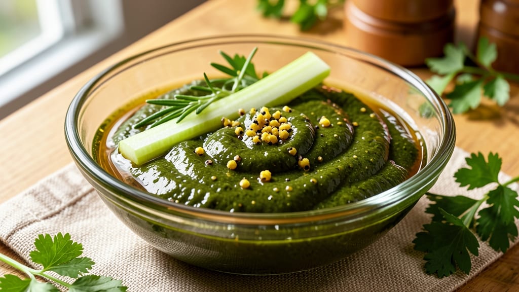 French Dressing Recipe with Apple Cider Vinegar: Crunchy Celery-Pepper Zing with Tangy Balance