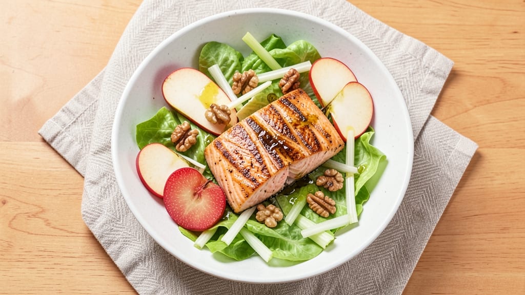 Salmon Apple Salad Recipe: Crisp Celery and Sweet Apple Crunch Fusion