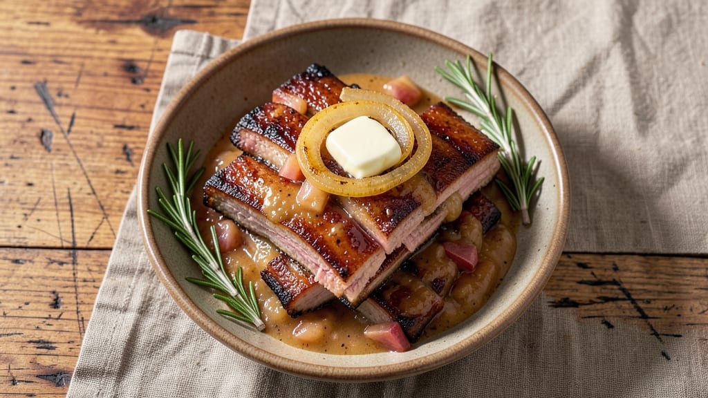 Pork Ribs with Apple Sauce Recipe: Sweet-Tart Gloss That Caramelizes Meat Edges