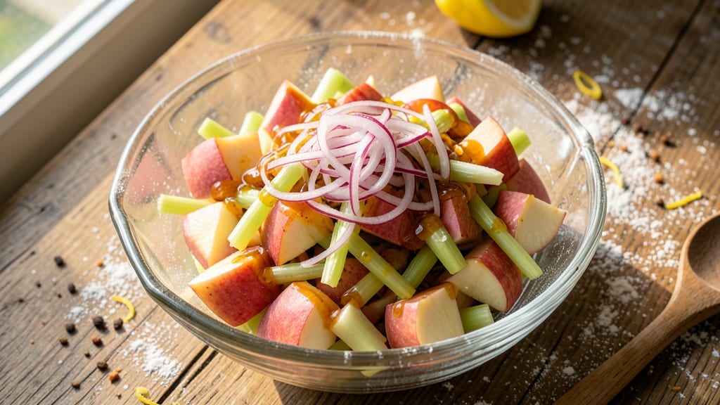 Chopped Apple Salad Recipe: Crisp Celery and Sweet Apple Refreshment Balance