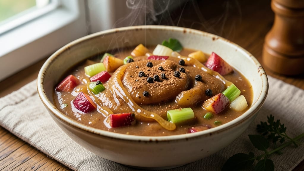 Apple Sauce Recipe for Latkes: Celery-Pepper Crunch Pan Sauce Magic
