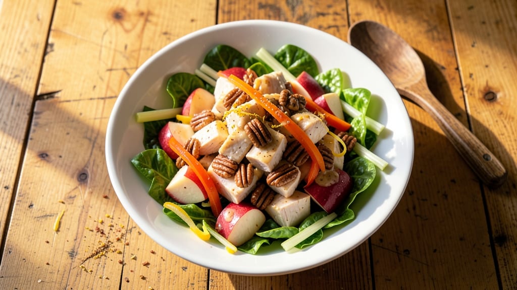 Arby's Apple Pecan Chicken Salad Recipe: Crunchy Celery-Pepper Contrast in Every Bite