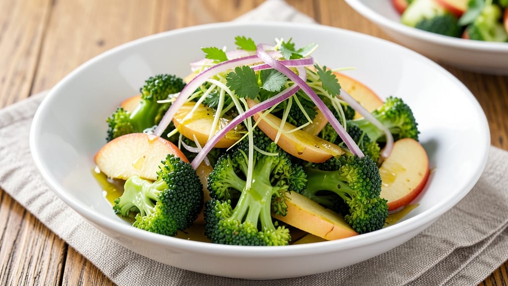 Broccoli Apple Slaw Recipe: Crunchy Celery Apple Sweetness With Tangy Dressing