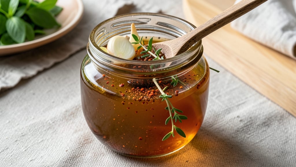 Apple Cider Vinegar Cayenne Pepper and Honey Recipe: Fiery Sweet Gloss for Drizzling and Marinades