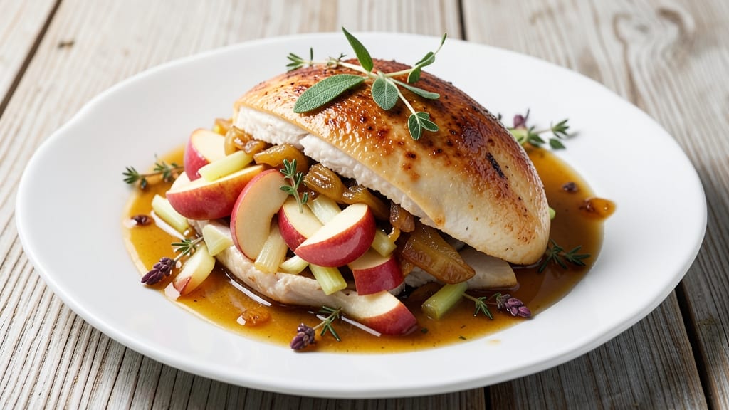 Apple Stuffed Chicken Recipe: Juicy Meat and Sweet Celery Crunch Fusion
