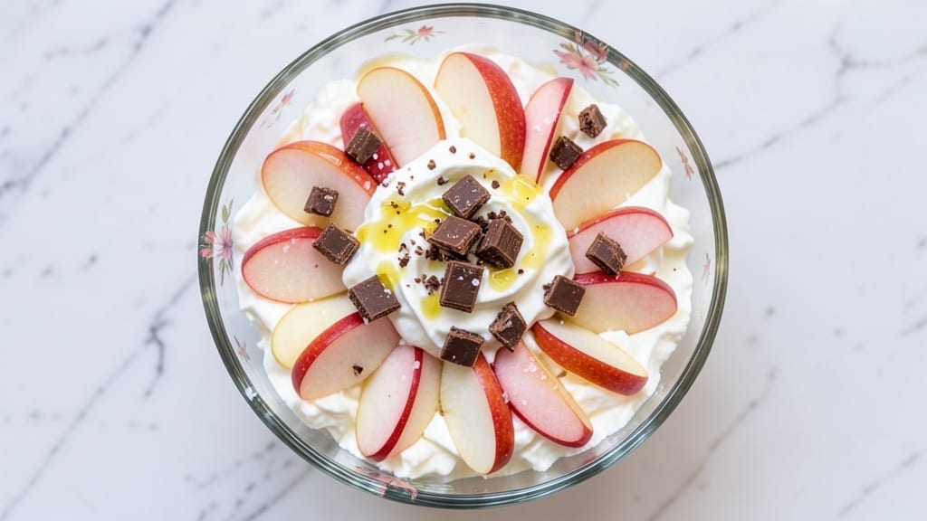 Twix Apple Fluff Salad Recipe: Crunchy Caramel Clusters and Creamy Apple Layers