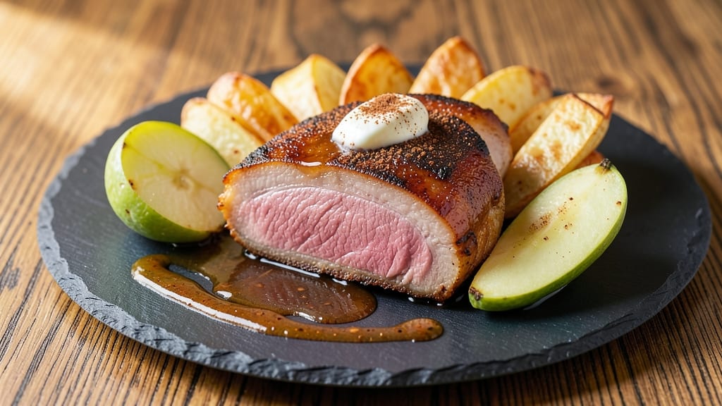 Apple Glazed Pork Tenderloin Recipe: Crispy Edges With Caramelized Apple Gloss