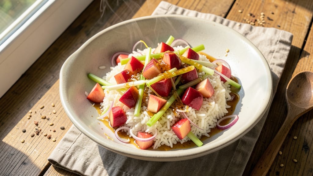 Apple Rice Salad Recipe: Crunchy Celery and Sweet Apple Balance in 20 Minutes