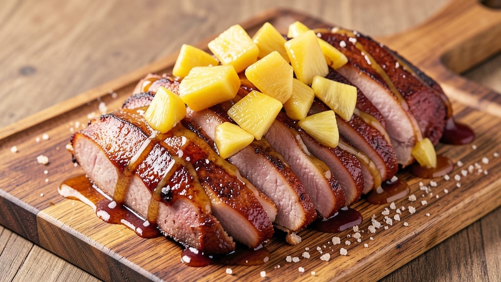 Cooked Ham With Pineapple Glaze Recipe: Caramelized Sweetness That Sticks to Every Slice
