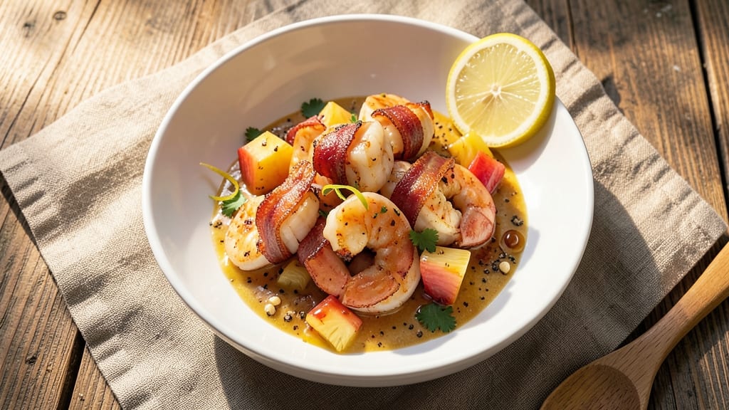 Bacon-Wrapped Pineapple Shrimp Recipe: Sweet-Savory Crisp in 20 Minutes