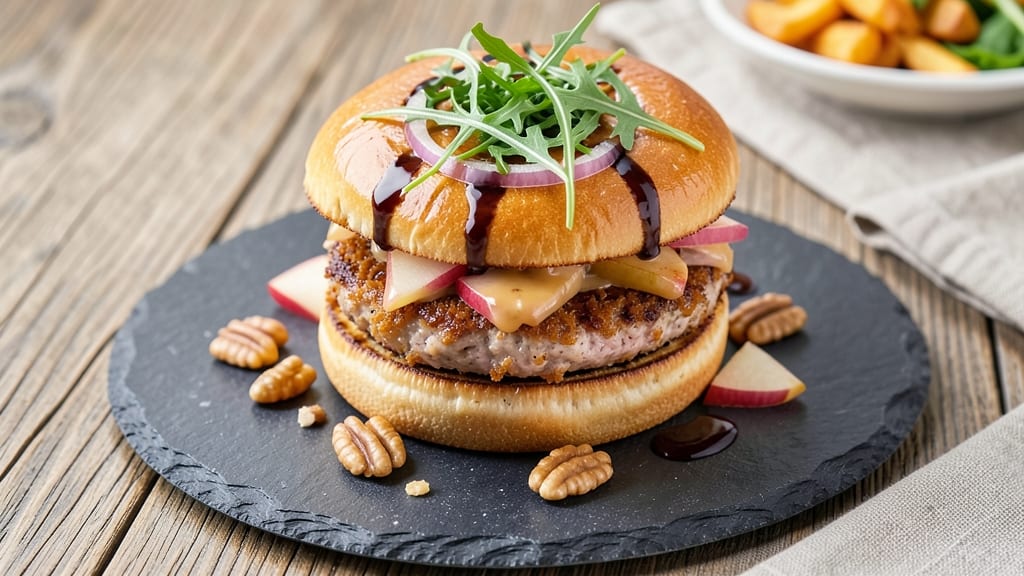 Chicken Apple Burgers Recipe: Juicy Patties With Sweet-Tart Apple Crunch