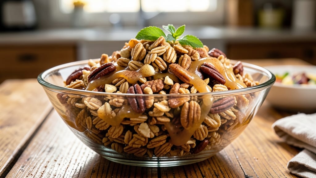 Apple Sauce Granola Recipe: Chewy Clusters With Apple Pie Spice Crunch