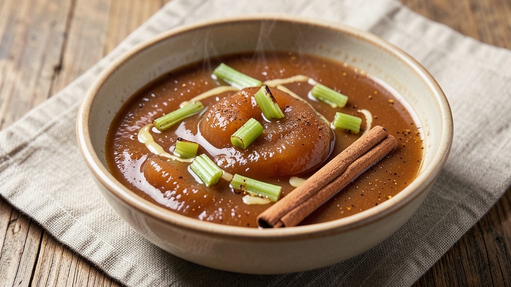 Apple Sauce Recipe for Baking: Spiced Simmer with Celery Crunch Fusion