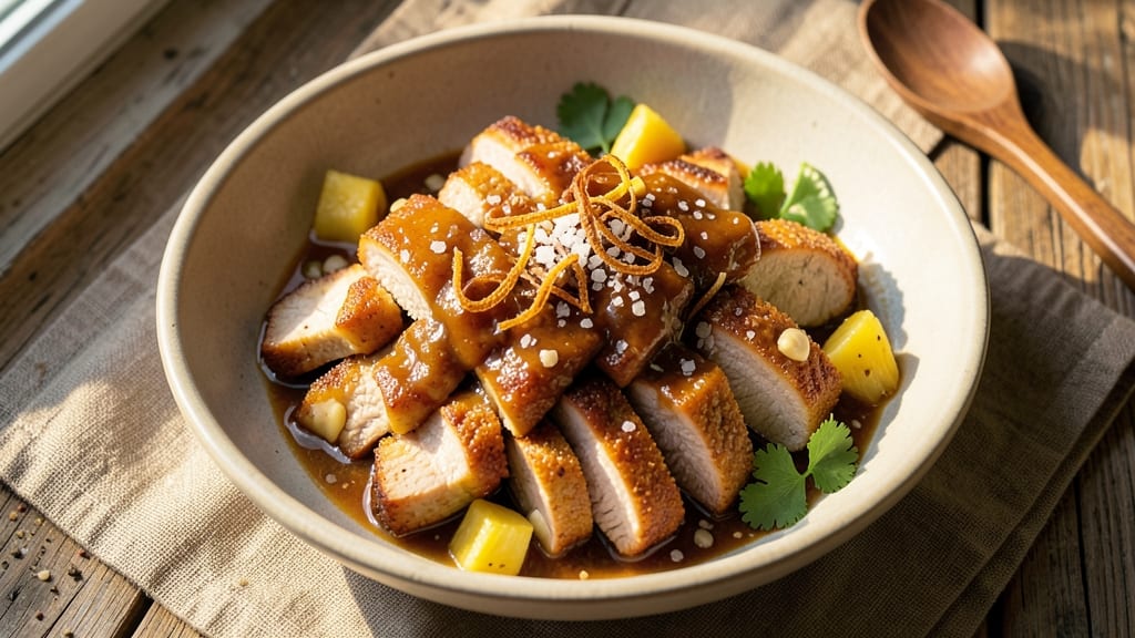 Pork Belly Pineapple Adobo Recipe: Crispy-Skinned Sweetness With Soy-Caramelized Gloss