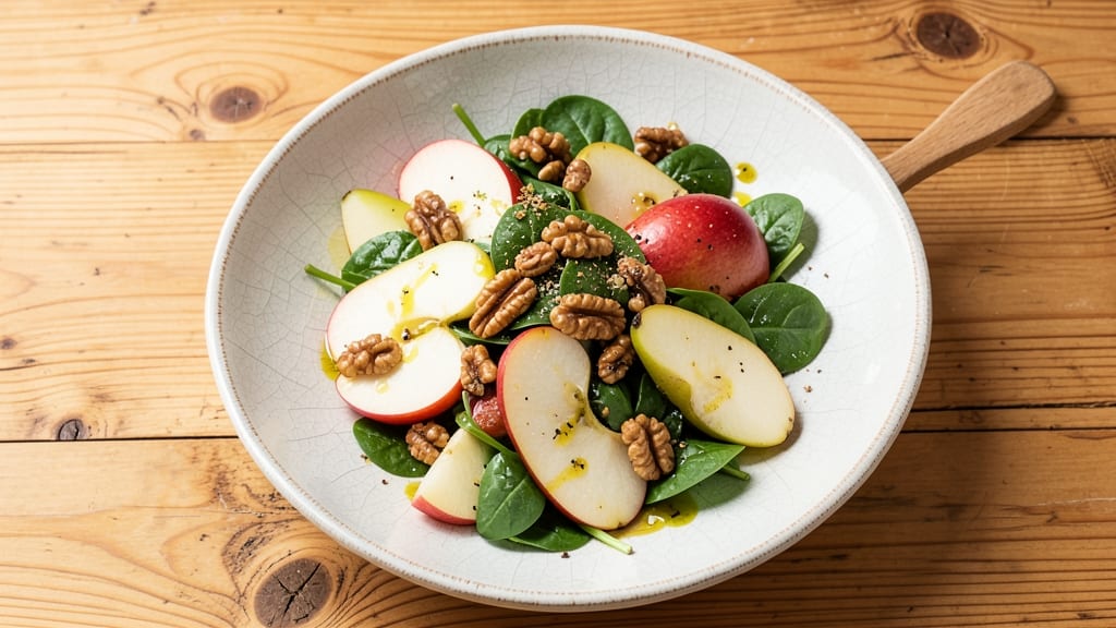 Apple Pear Walnut Salad Recipe: Crisp Walnuts and Sweet-Tart Balance