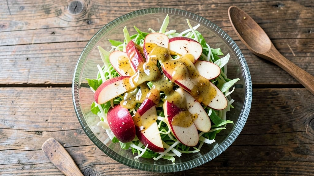 Apple Slaw Salad Recipe: Vinegar-Sharpened Crunch With Honey-Tossed Apples