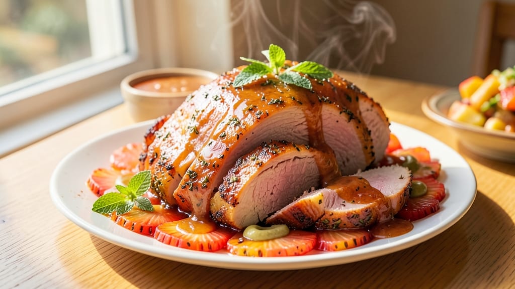 Pineapple Sauce for Baked Ham Recipe: Tropical Glaze That Caramelizes Edges