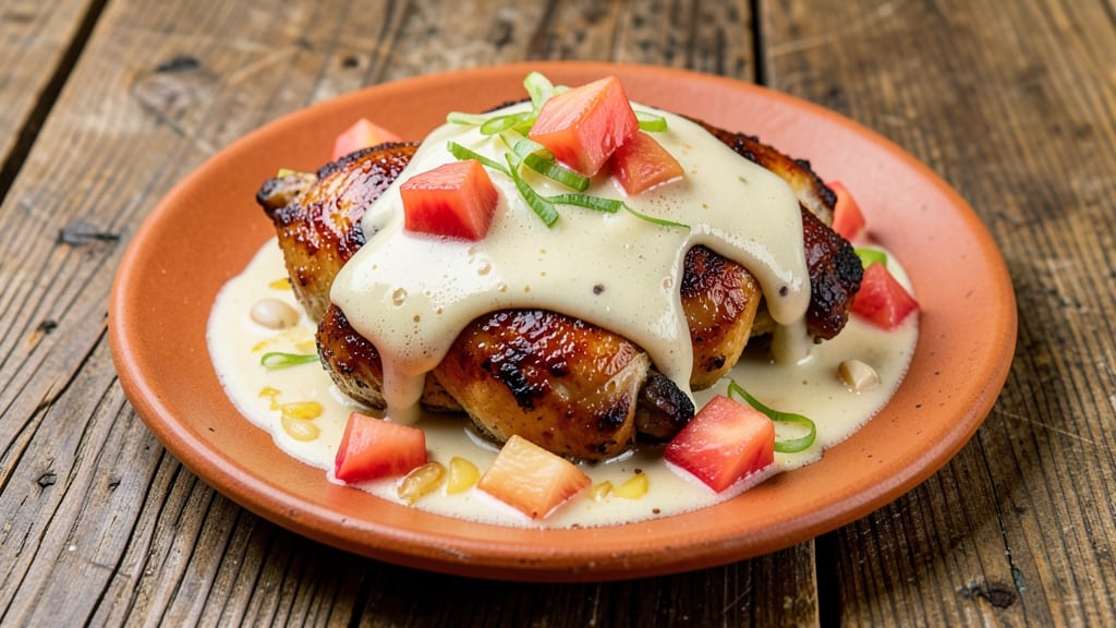 Chicken With Coconut Milk and Pineapple Filipino Recipe: Silky Coconut-Curry Sauce with Juicy Pineapple Bites