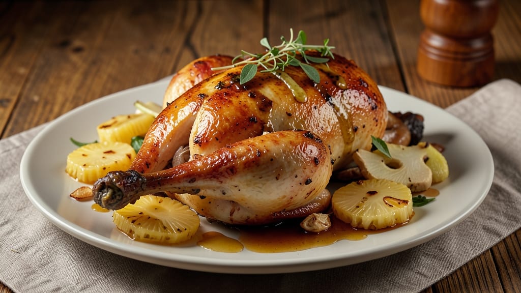 Pineapple Roasted Chicken Recipe: Tropical Glaze That Locks in Moisture